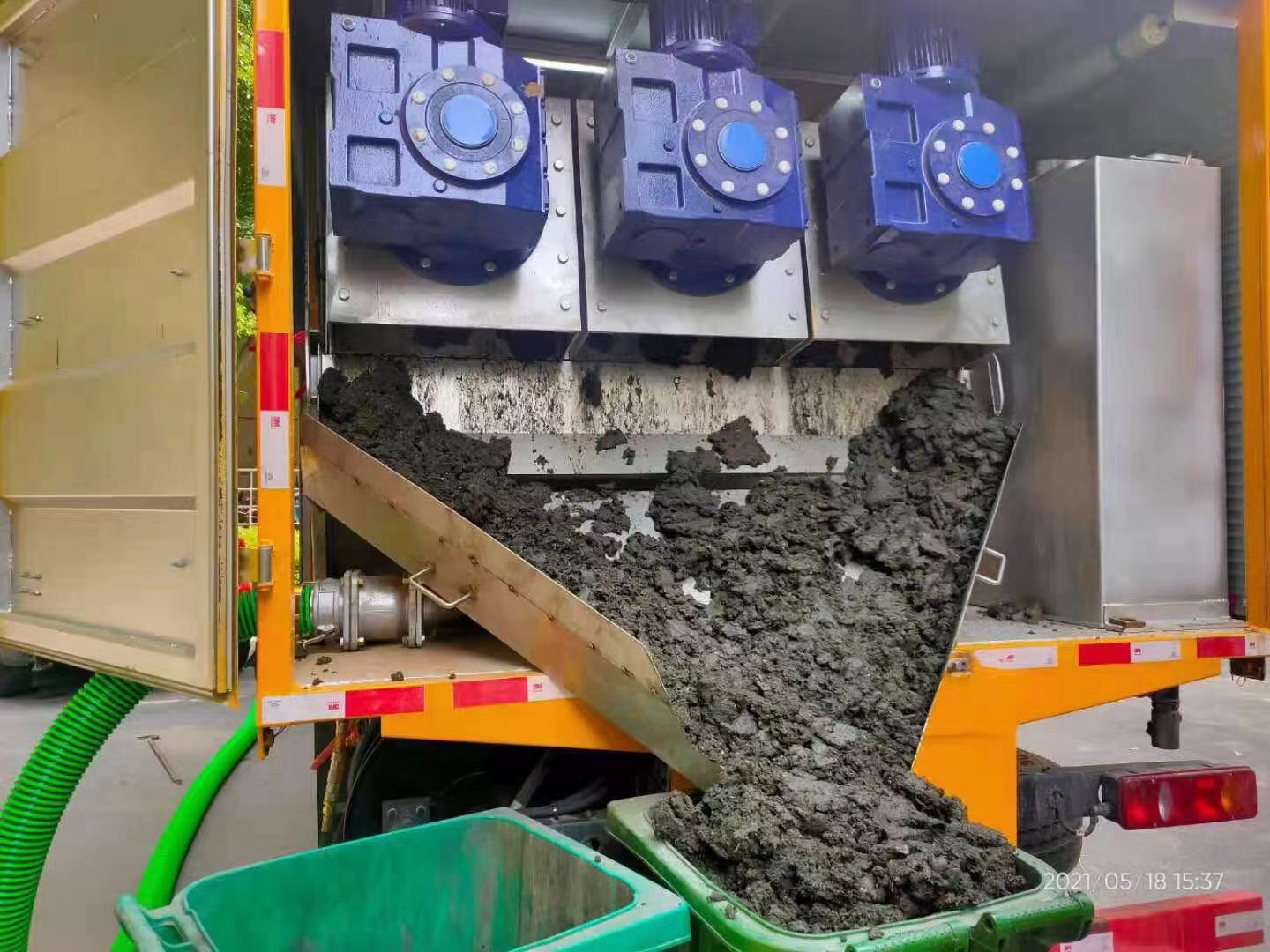 奎文化粪池清掏城市维护站-泥浆净化干湿分离处理